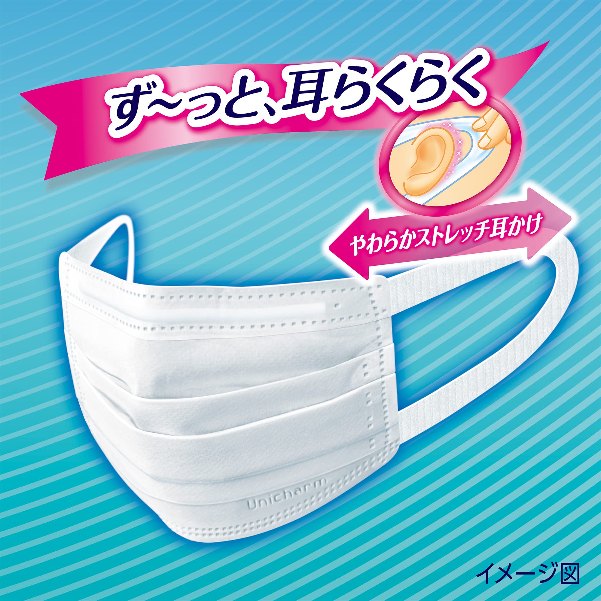 Amazon.co.jp: 超快適マスク (日本製 PM2.5対応) プリ-ツタイプ ふつう