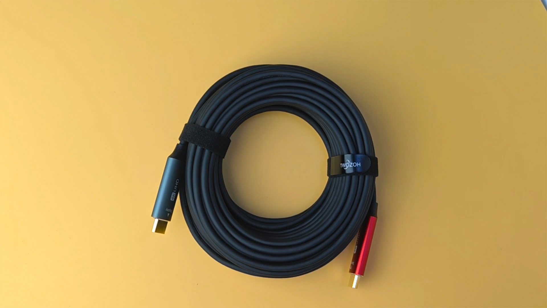 Amazon | Twozoh HDMI 光ファイバーケーブル 20M 4Kファイバー HDMI