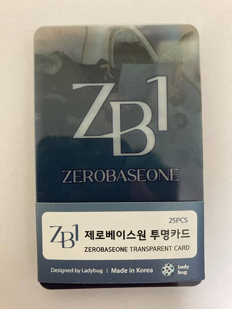 Amazon.co.jp: ゼベワン グッズ クリアフォトカード25枚 グッズ KPOP