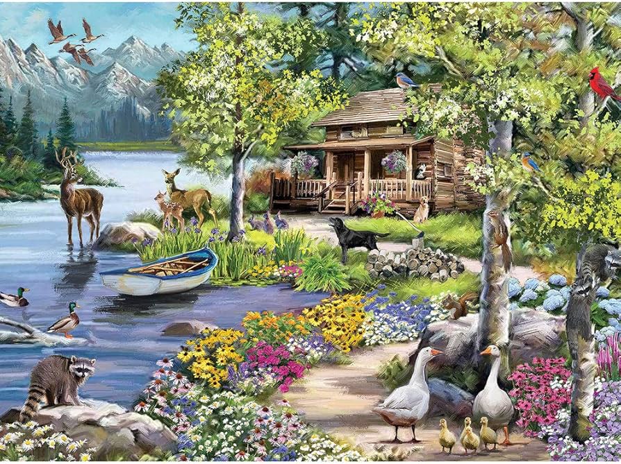 Amazon.com: Bits and Pieces – 300 Piece Jigsaw Puzzle for Adults
