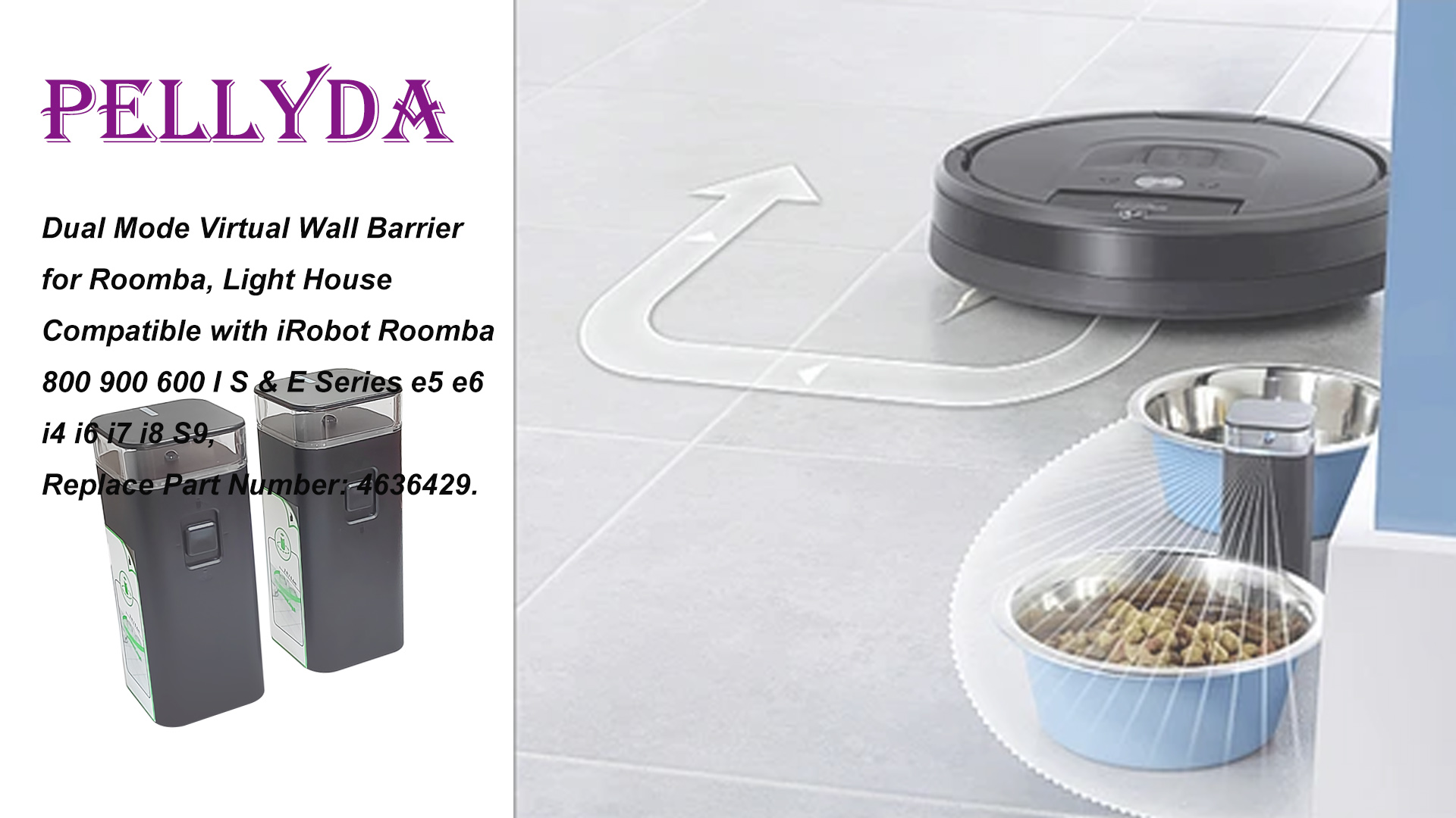 Amazon.com - 2-Pack Dual Mode Virtual Wall Barrier for Roomba