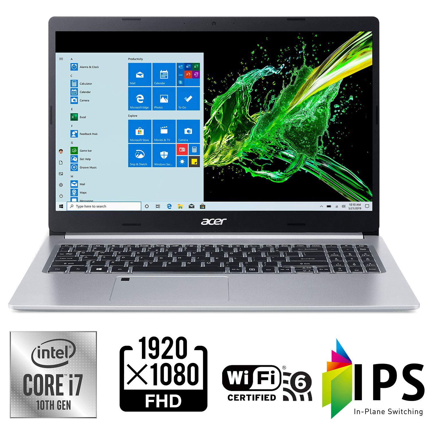 Amazon.com: acer Aspire 5 A515-55-75NC, 15.6