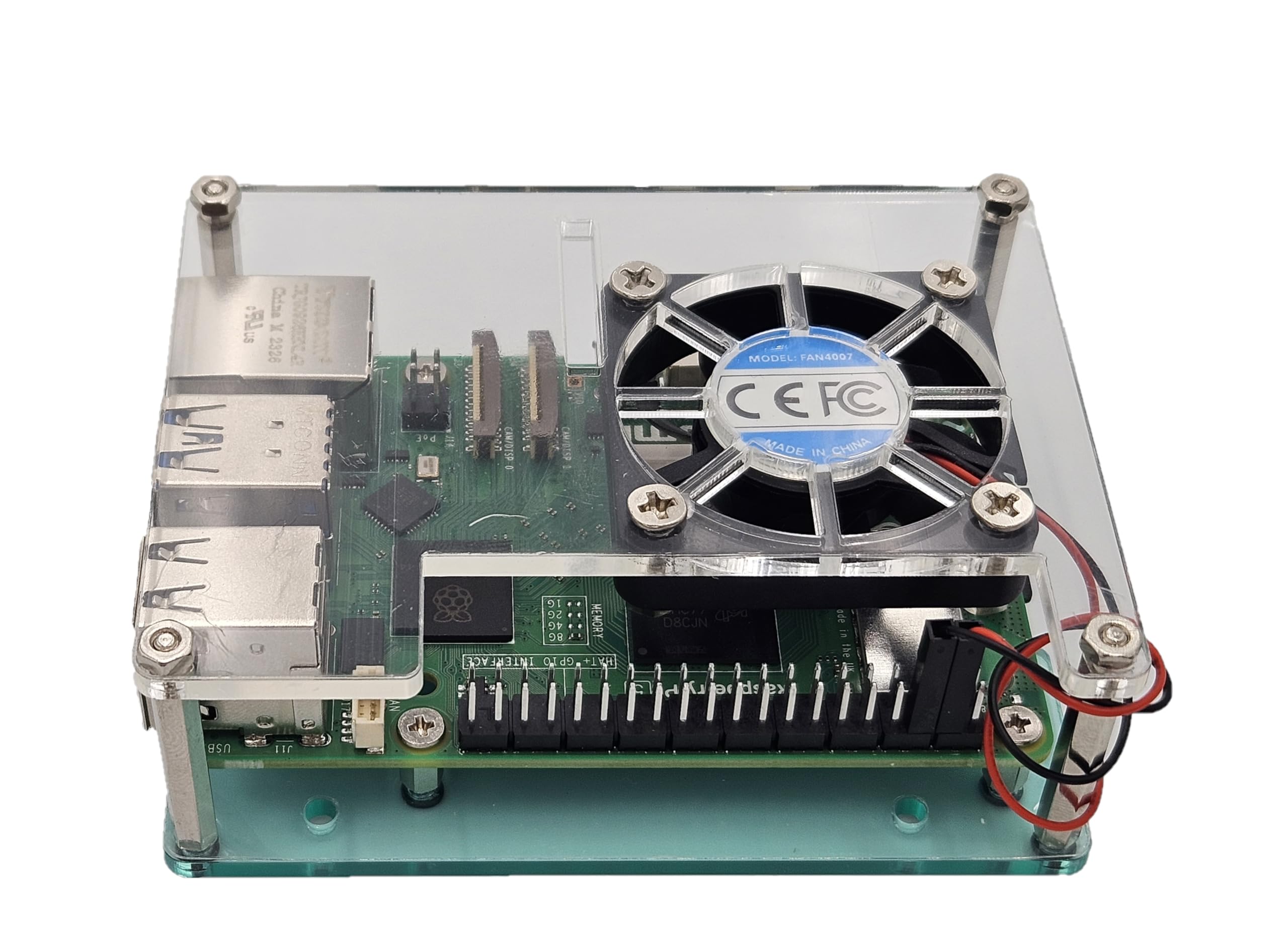 Amazon.com: Micro Connectors Acrylic Stackable Raspberry Pi 5, Pi