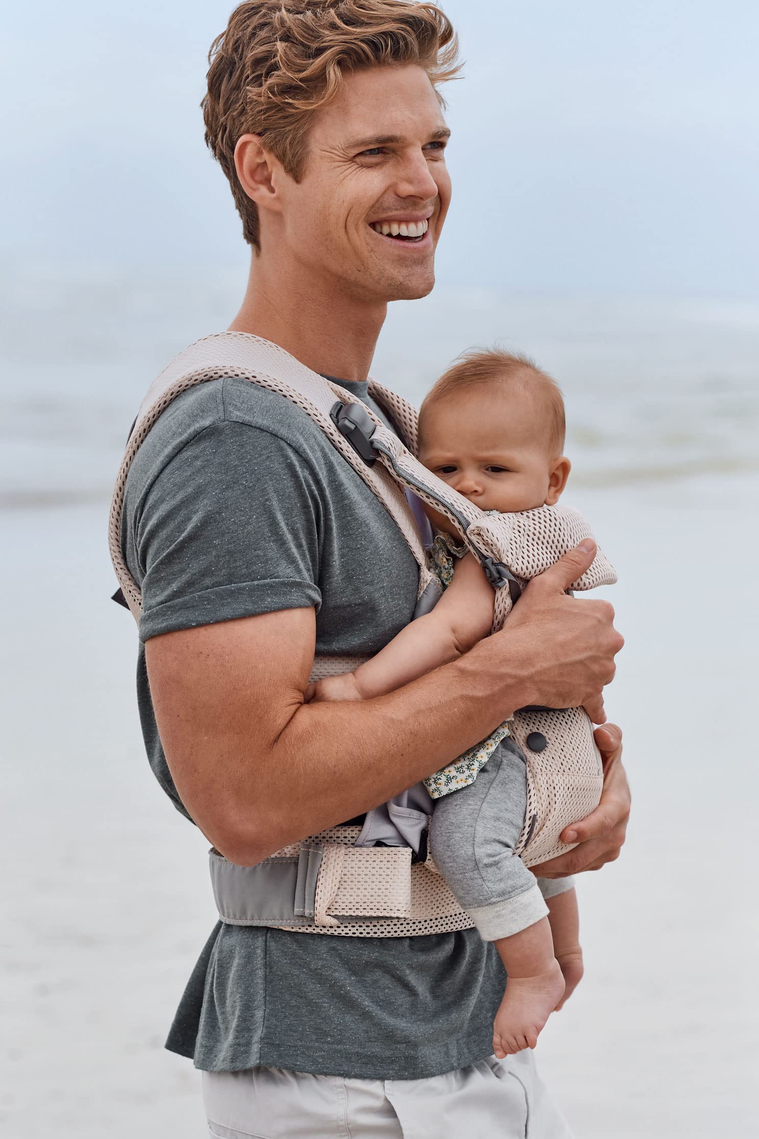 BabyBjörn Baby Carrier One Air, 3D Mesh, Pearly pink : Amazon.co