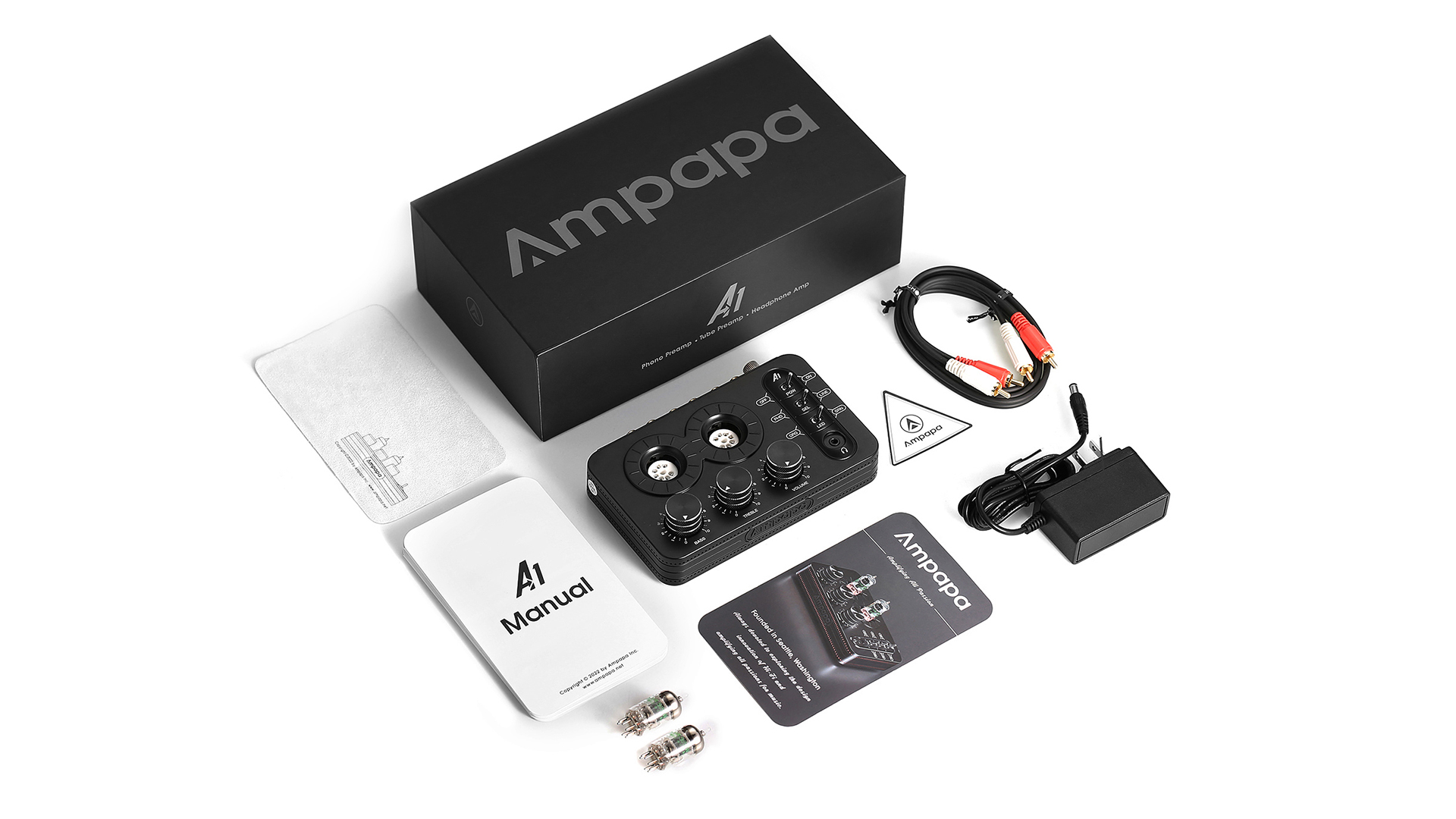 Amazon.com: Ampapa A1 Vacuum Tube Phono Preamp, Headphone Amp, Hi