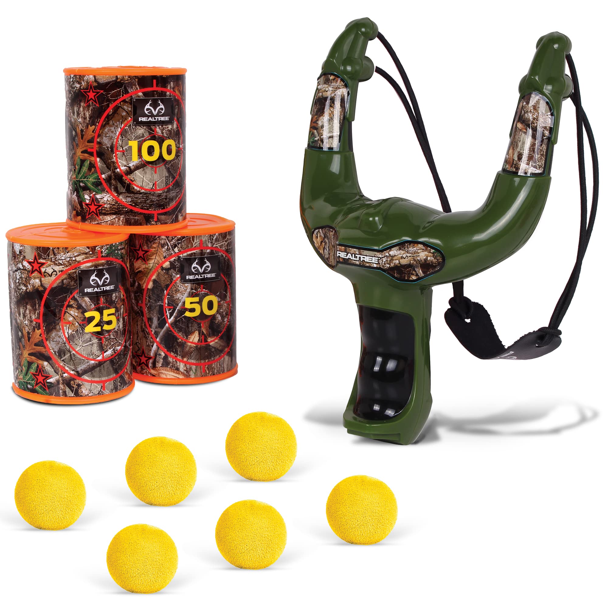 Amazon.com: NKOK Realtree: Handheld Slingshot Set - Green - #25037