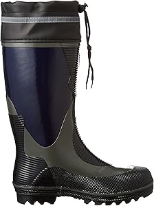 Amazon | [ジーベック] 安全靴 作業靴 85704 セフティ 長靴 履き口