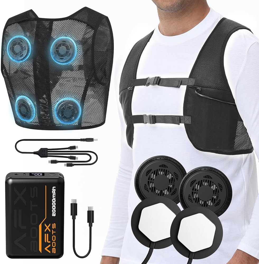 Amazon.co.jp: [LABEWVI] ペルチェベスト【2025年 最大-21℃ 瞬間冷却