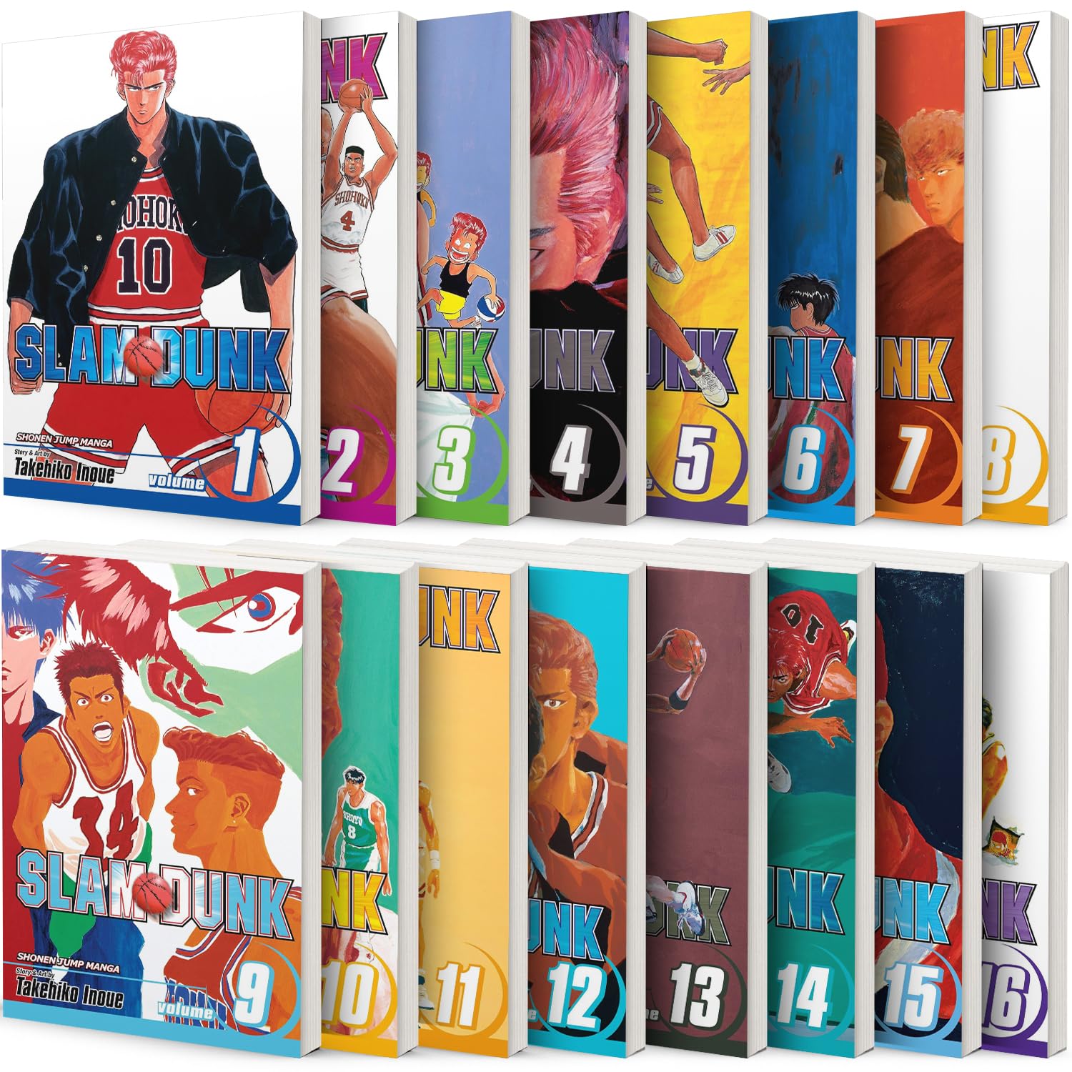 Slam Dunk Manga Set Vol. 1-16 by Takehiko Inoue : Takehiko Inoue