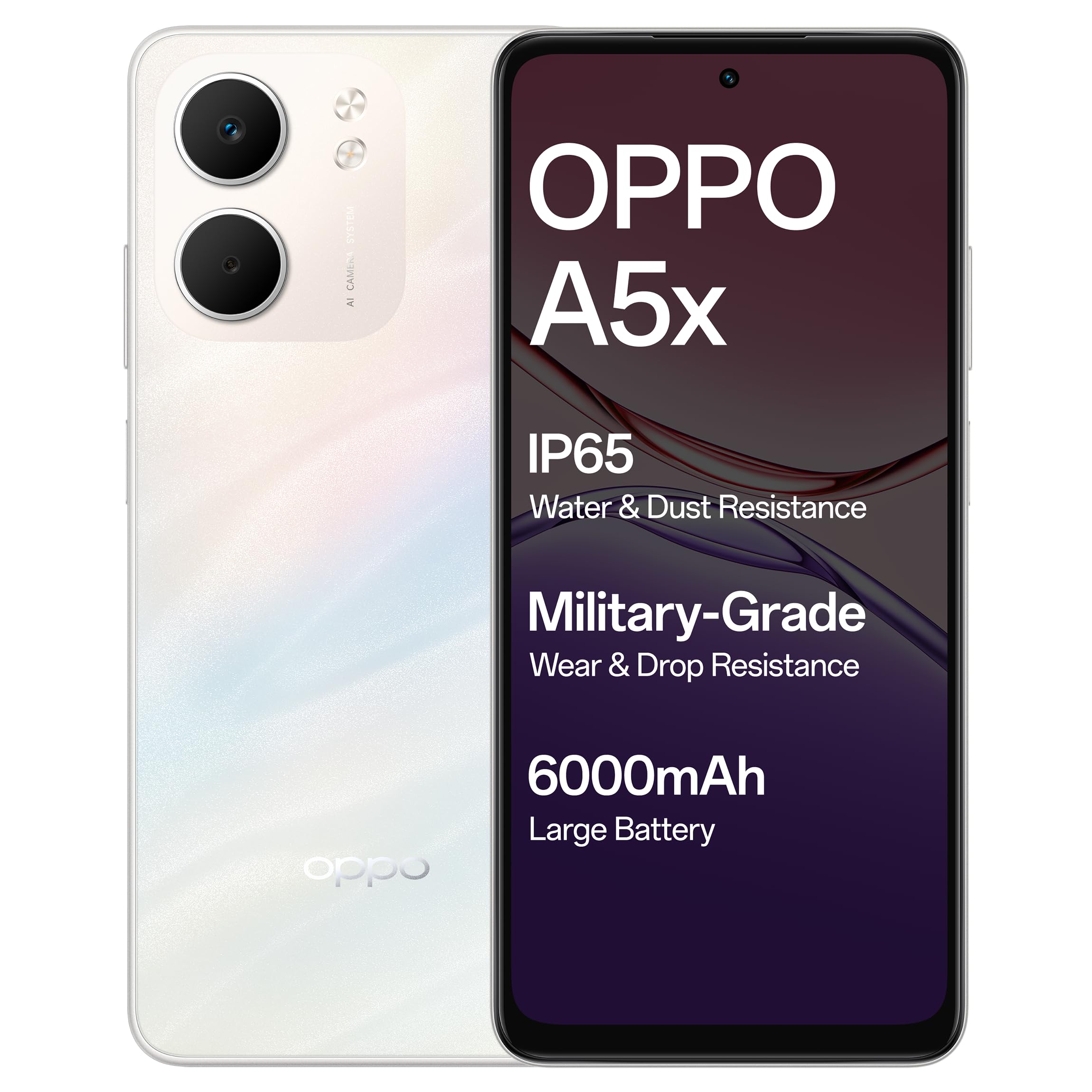 OPPO A5X 5G (Laser White, 4GB RAM, 128GB Storage): Buy Online at