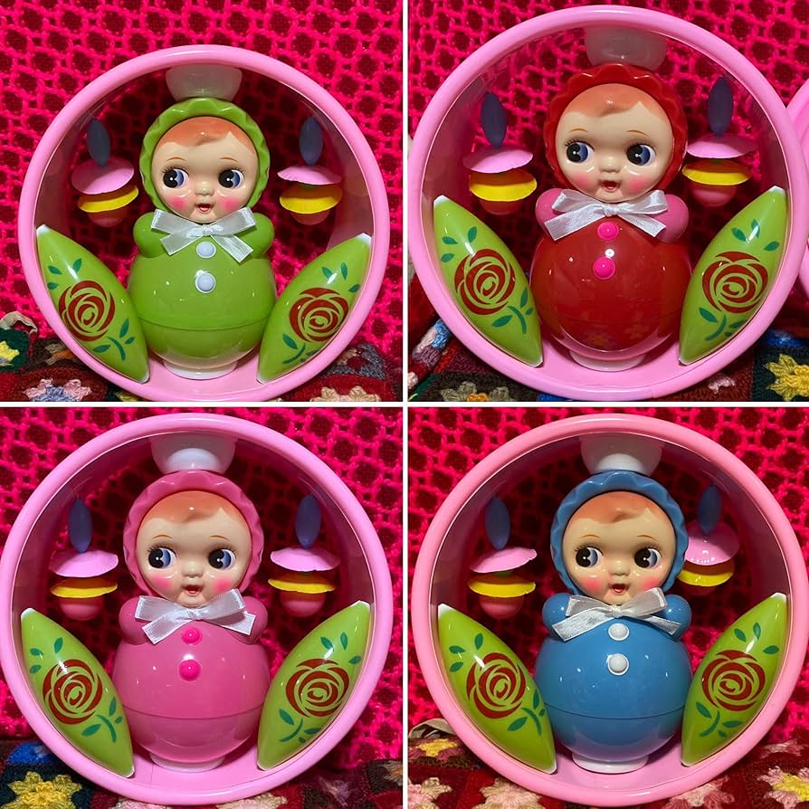 Amazon.co.jp: 丸形 おきあがりこぼし 日本製 起き上がりこぼし 昭和