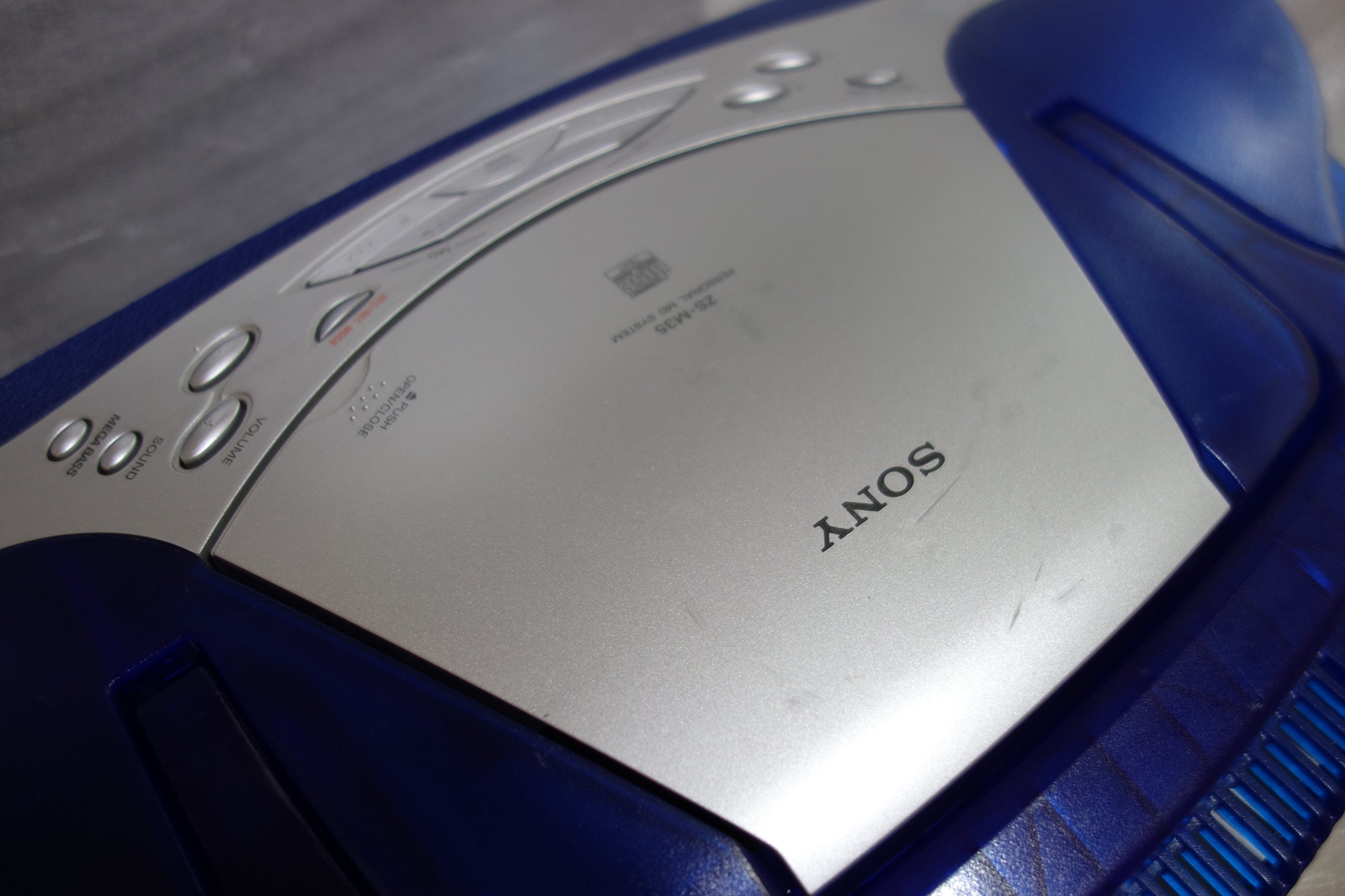 Amazon.co.jp: SONY ソニー ZS-M35 ブルー パーソナルMDシステム(CD/MD