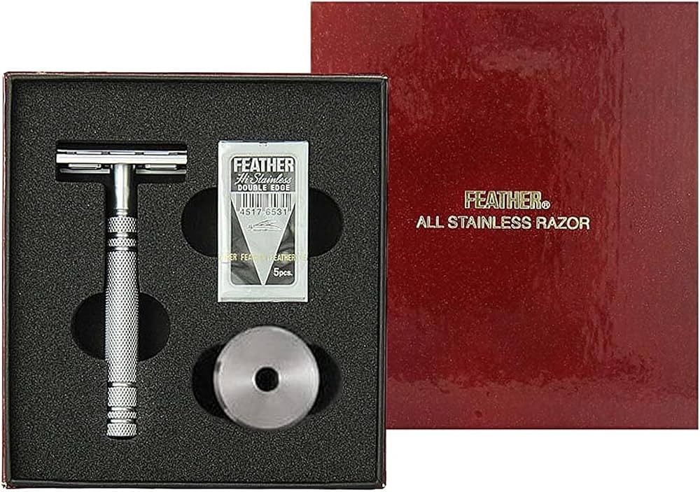 Amazon.com: Feather - All Stainless Steel Double Edge Safety Razor