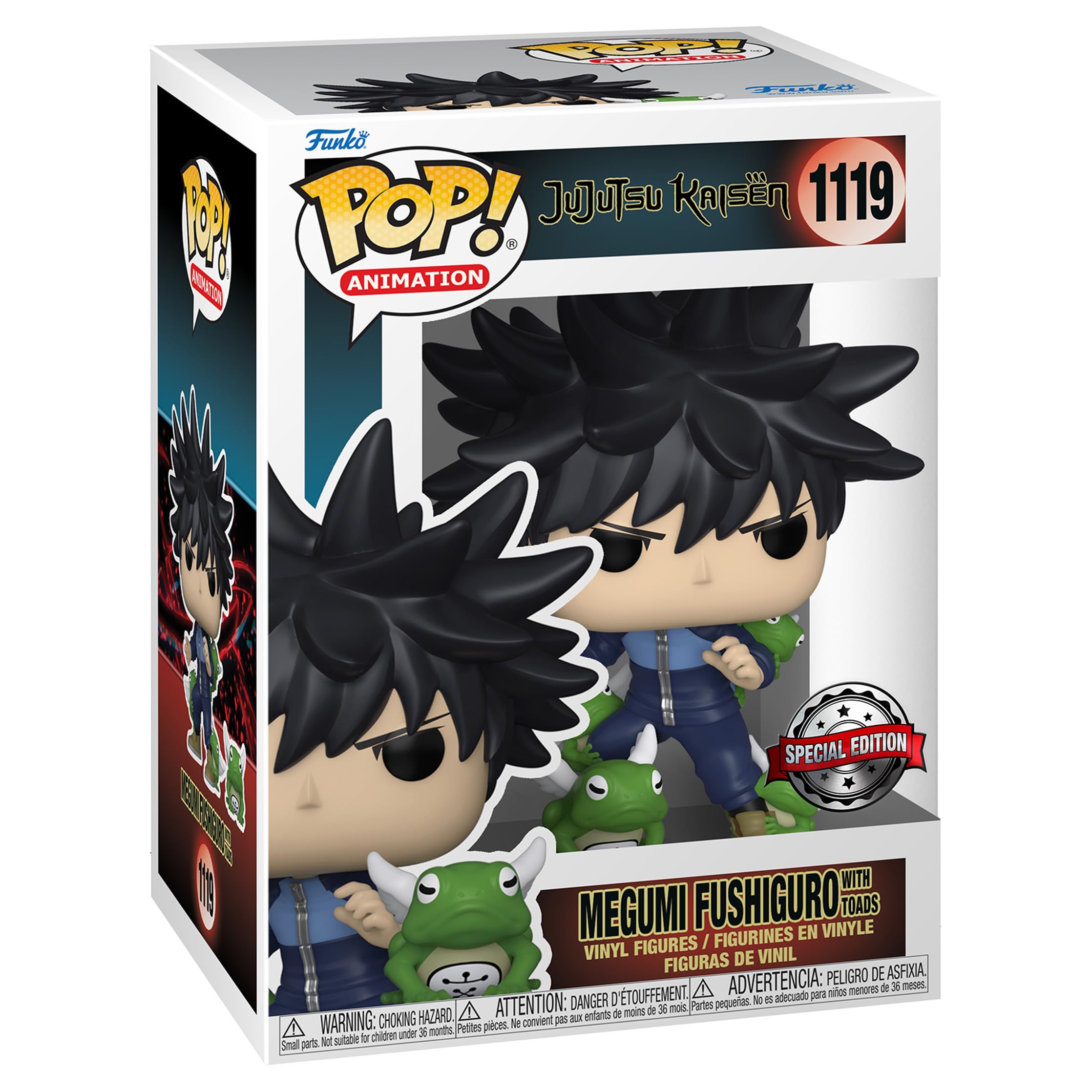 Funko Pop JJK - Megumi Fushiguro with Toads - Jujutsu Kaisen