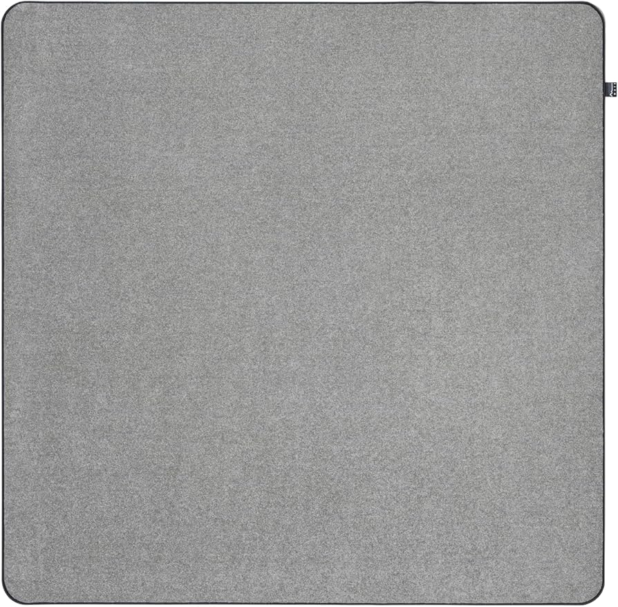 Amazon | 防音専科 ラグカーペット 200×200cm ホワイトベージュ グレー