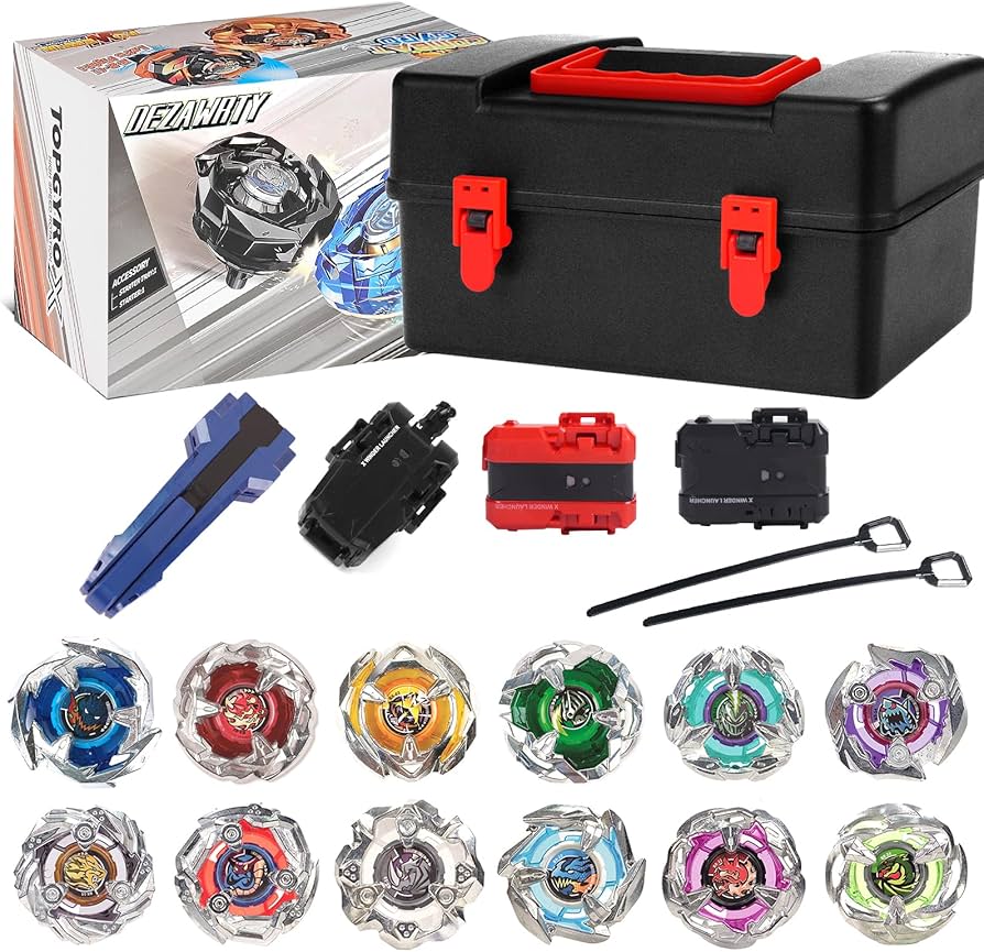 Amazon.com: Gyro X Battling Blade Set, 12 Spinning Tops, 3