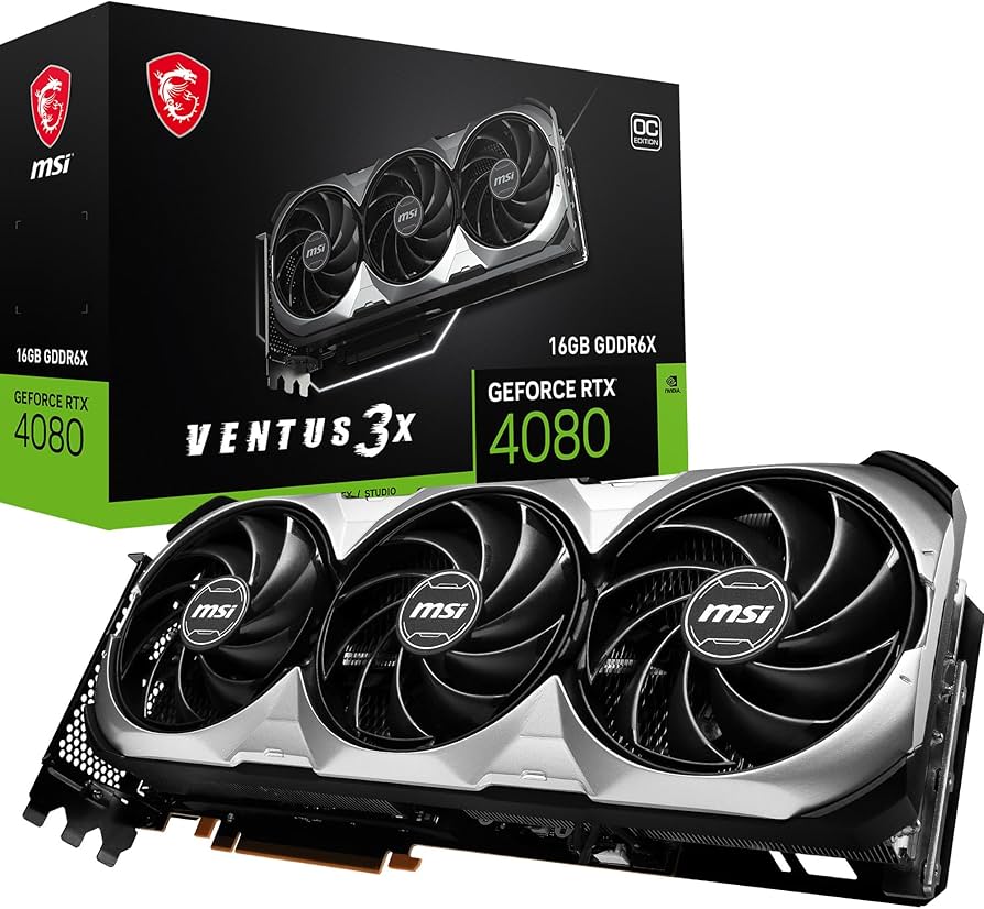 Amazon.com: MSI GeForce RTX 4080 16GB Ventus 3X OC Gaming Graphics