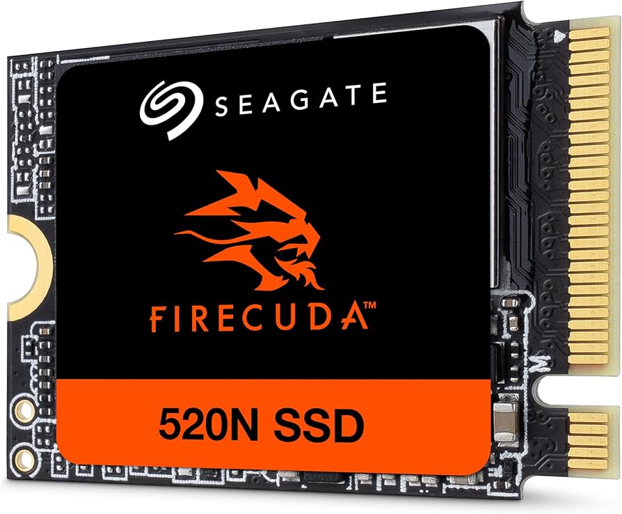Seagate FireCuda 520N SSD 1TB SSD - M.2 2230-S2, PCIe Gen4 ×4 NVMe