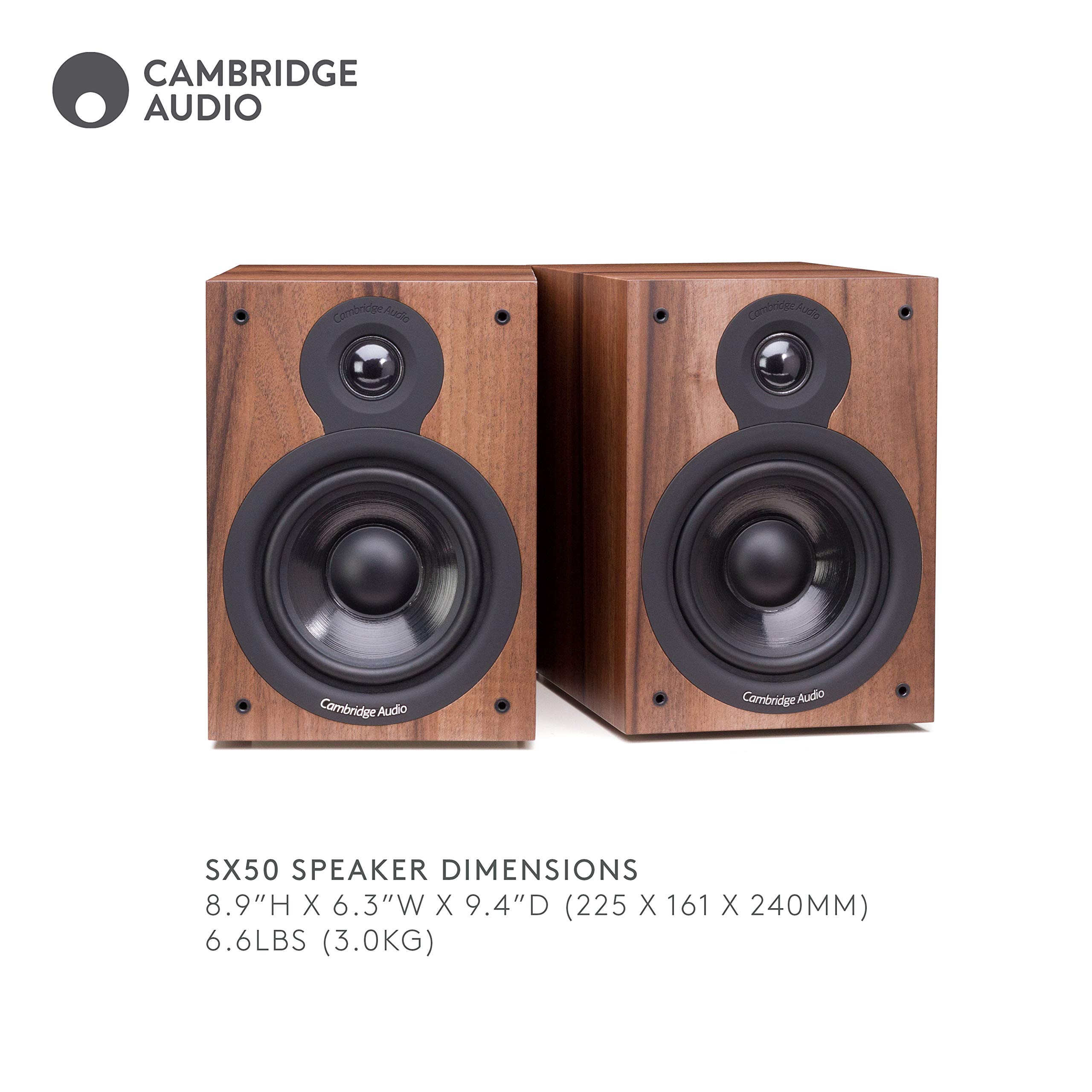 Amazon.co.jp: Cambridge Audio スピーカー SX-50 DWN [Dark Walnut