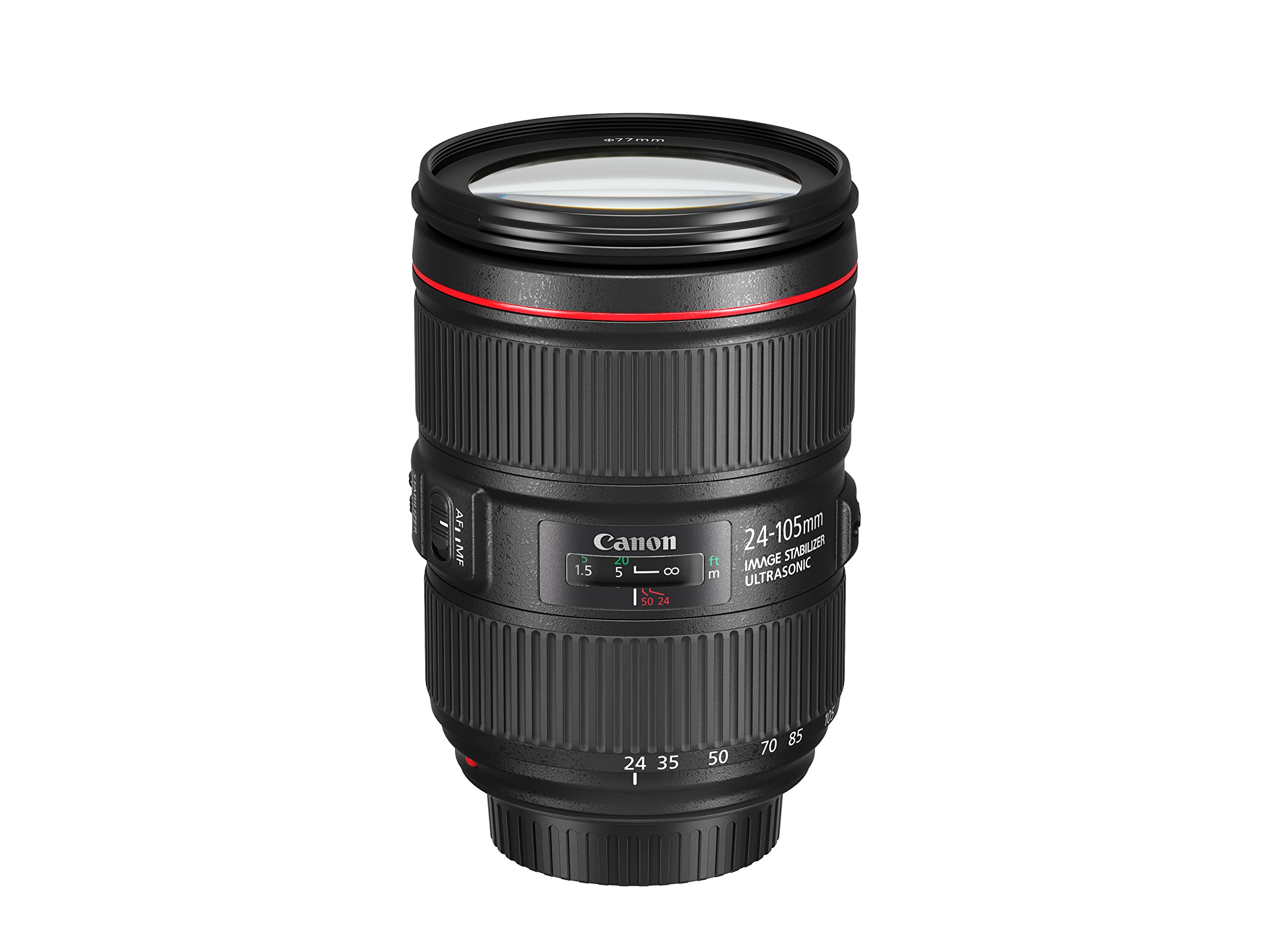 Amazon.com : Canon EF 24–105mm f/4L is II USM Lens, Black