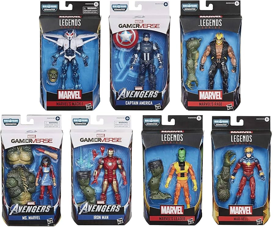 Amazon.com: Avengers Marvel's Marvel Legends Wave 1 Set of 7