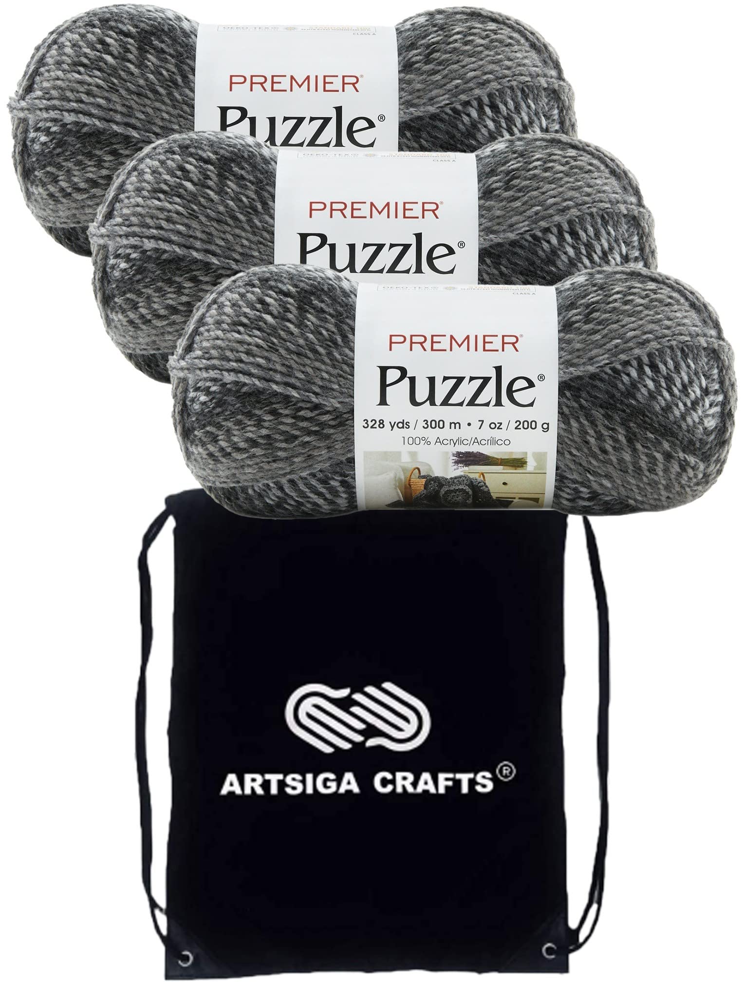 Amazon.com: Premier Yarns Puzzle Sudoku 1050-01 (3-Skeins - Same