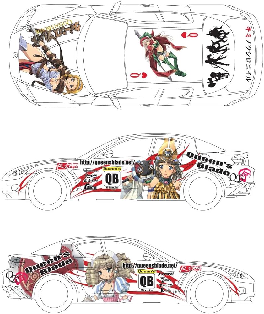 Amazon | 青島文化教材社 1/10 RC 痛車ボディセット NO.1 クイーンズ