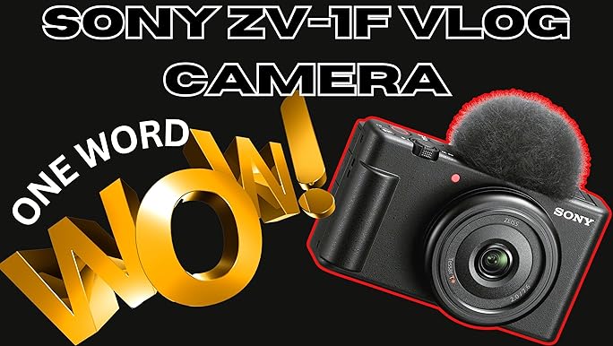Amazon.com : Sony ZV-1F Vlog Camera for Content Creators and