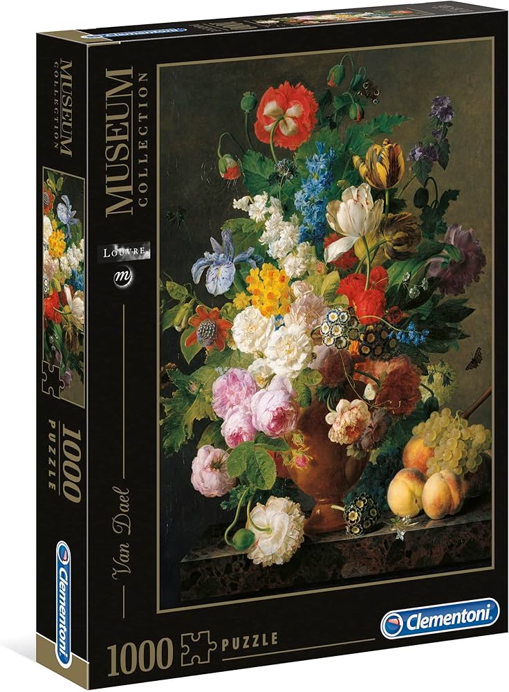 Amazon.com: Clementoni Bowl of Flowers 1000 Piece Jigsaw Puzzle