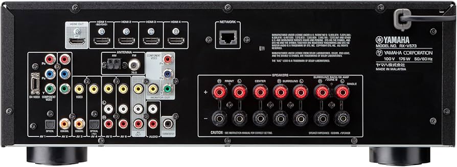 Amazon.co.jp: YAMAHA 7.1ch AVレシーバー RX-V573(B) ブラック RX