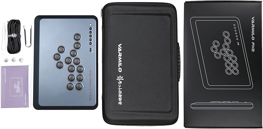 Amazon.co.jp: Varmilo FK2 Black Leverless Arcade Controller for