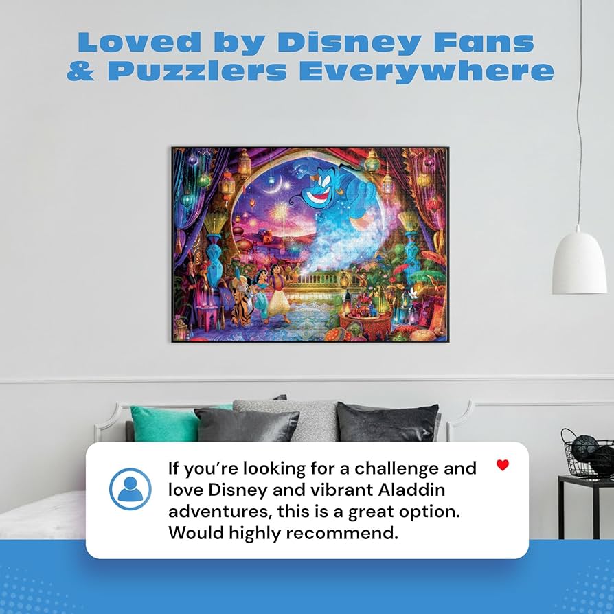 Amazon | ディズニー アラジン 2000ピースパズル – バッファローゲーム