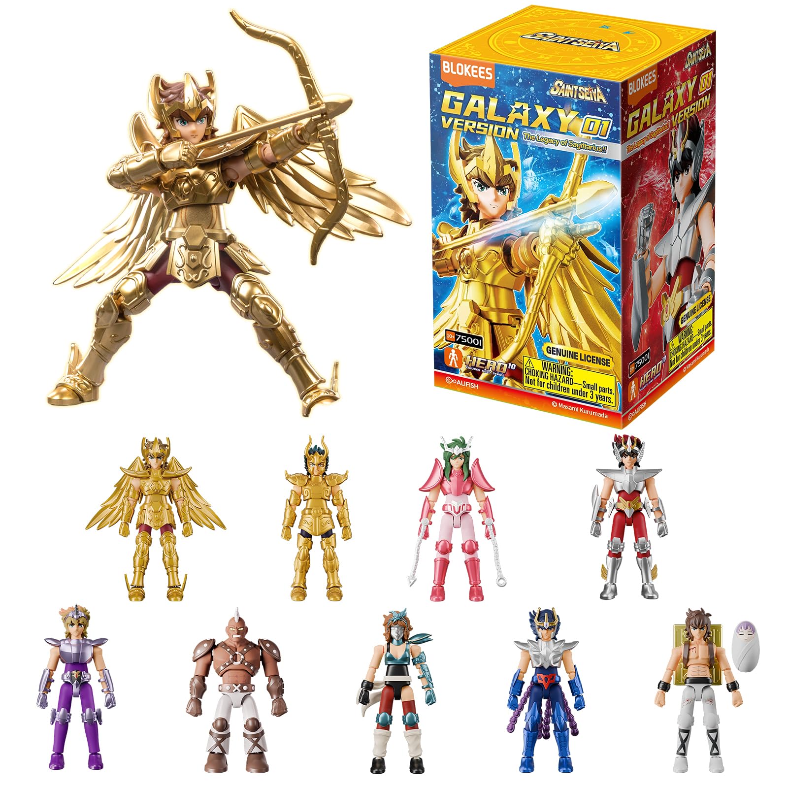 Amazon.com: BLOKEES Saint Seiya Galaxy Version 01 The Legacy of