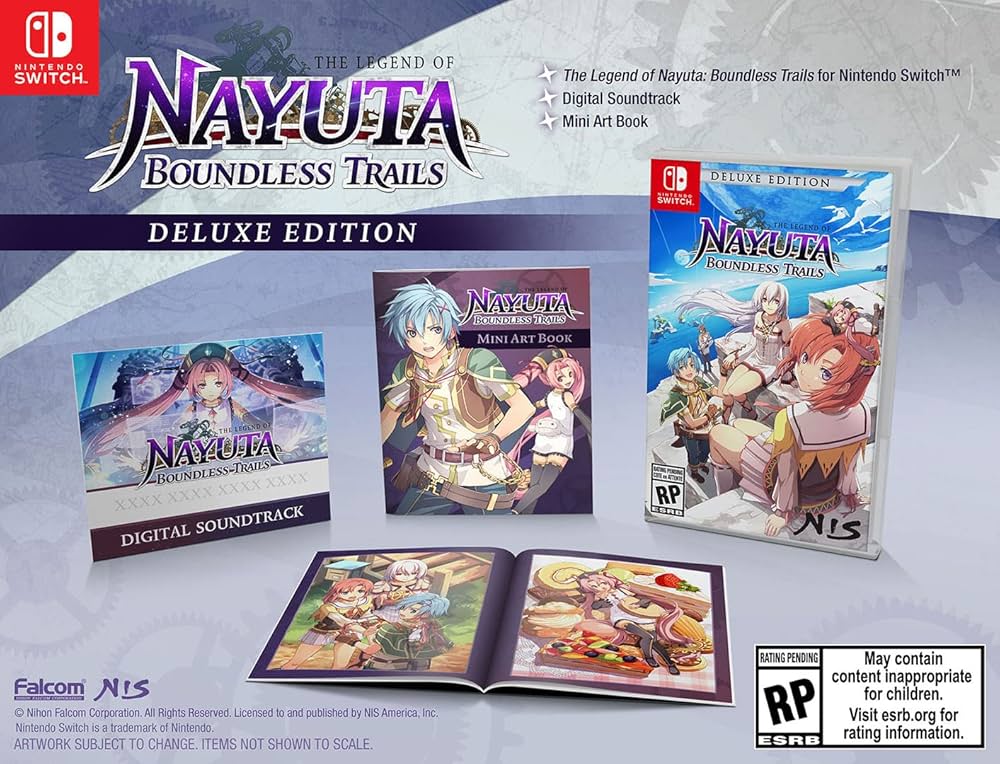 Amazon.com: The Legend of Nayuta: Boundless Trails - Nintendo