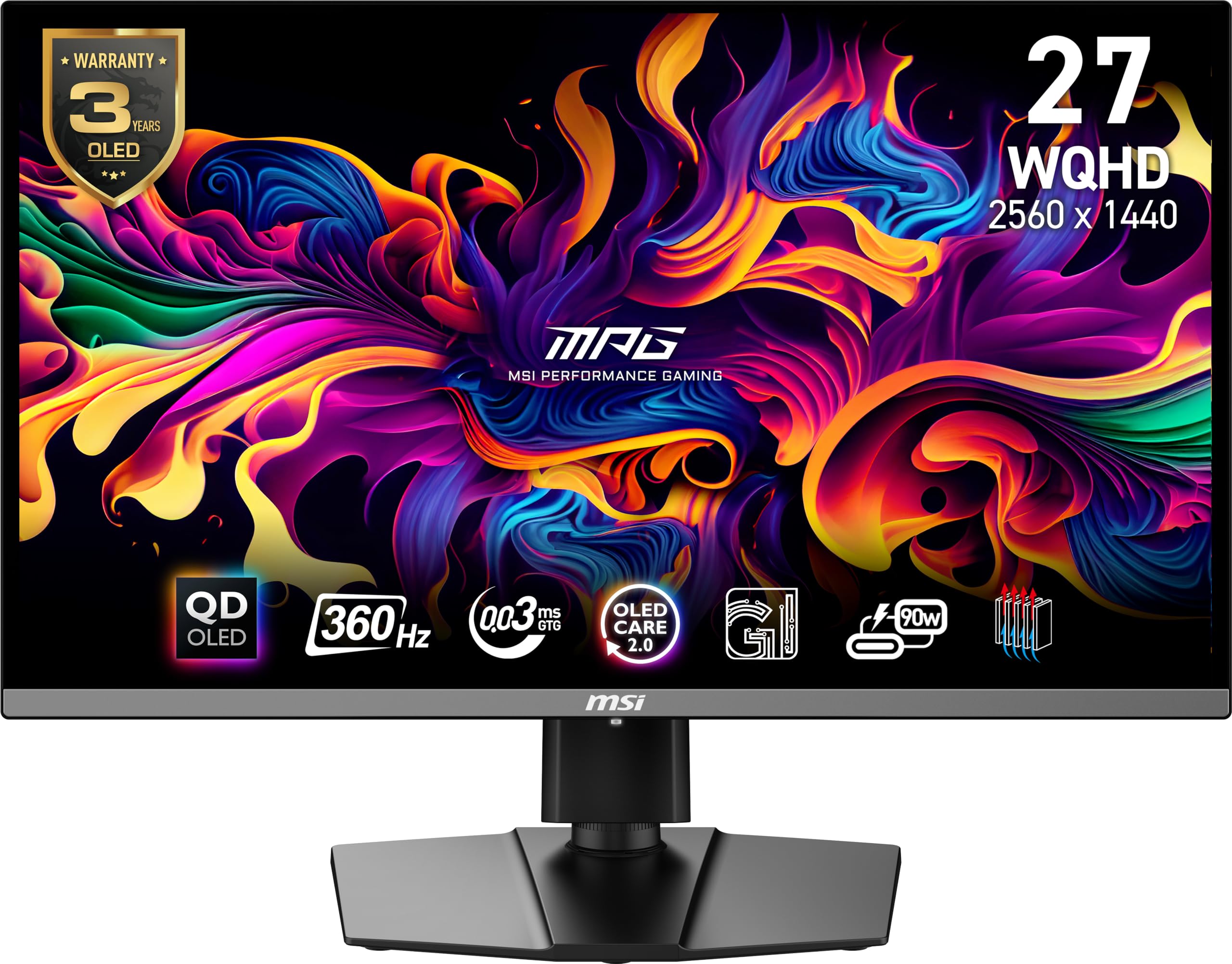 Amazon.com: msi MPG 271QRX QD-OLED, 27 OLED Gaming Monitor, 2560 x