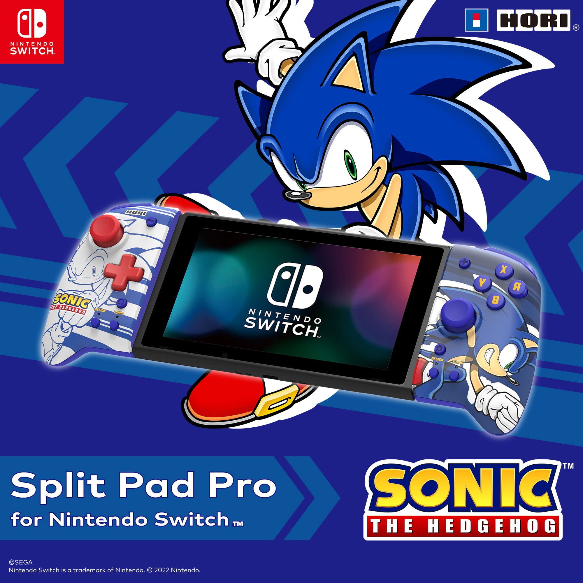 Amazon.co.jp: HORI Nintendo Switch Split Pad Pro (Sonic) Ergonomic