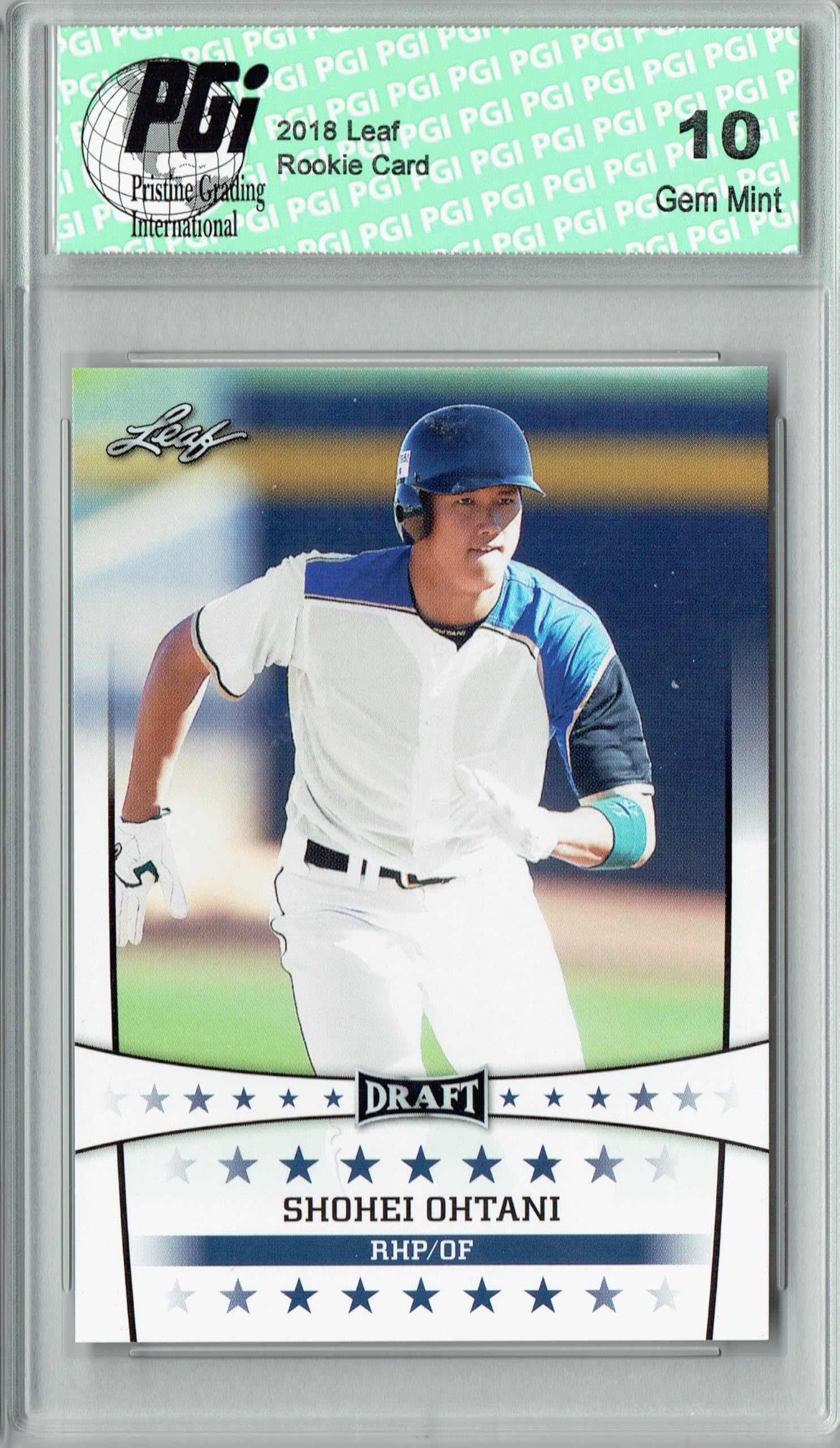 Amazon.com: Shohei Ohtani 2018 Leaf Exclusive #ST-01 Rookie Card