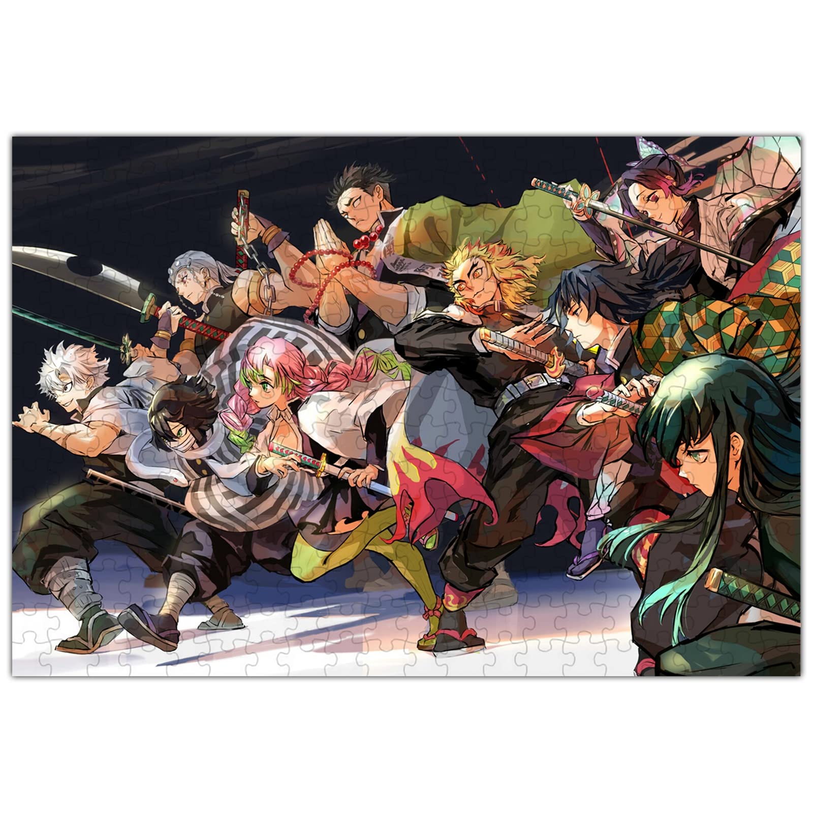 Amazon | 鬼滅の刃 パズル 300ピース 全てキャラクタ 全员 集合 柱