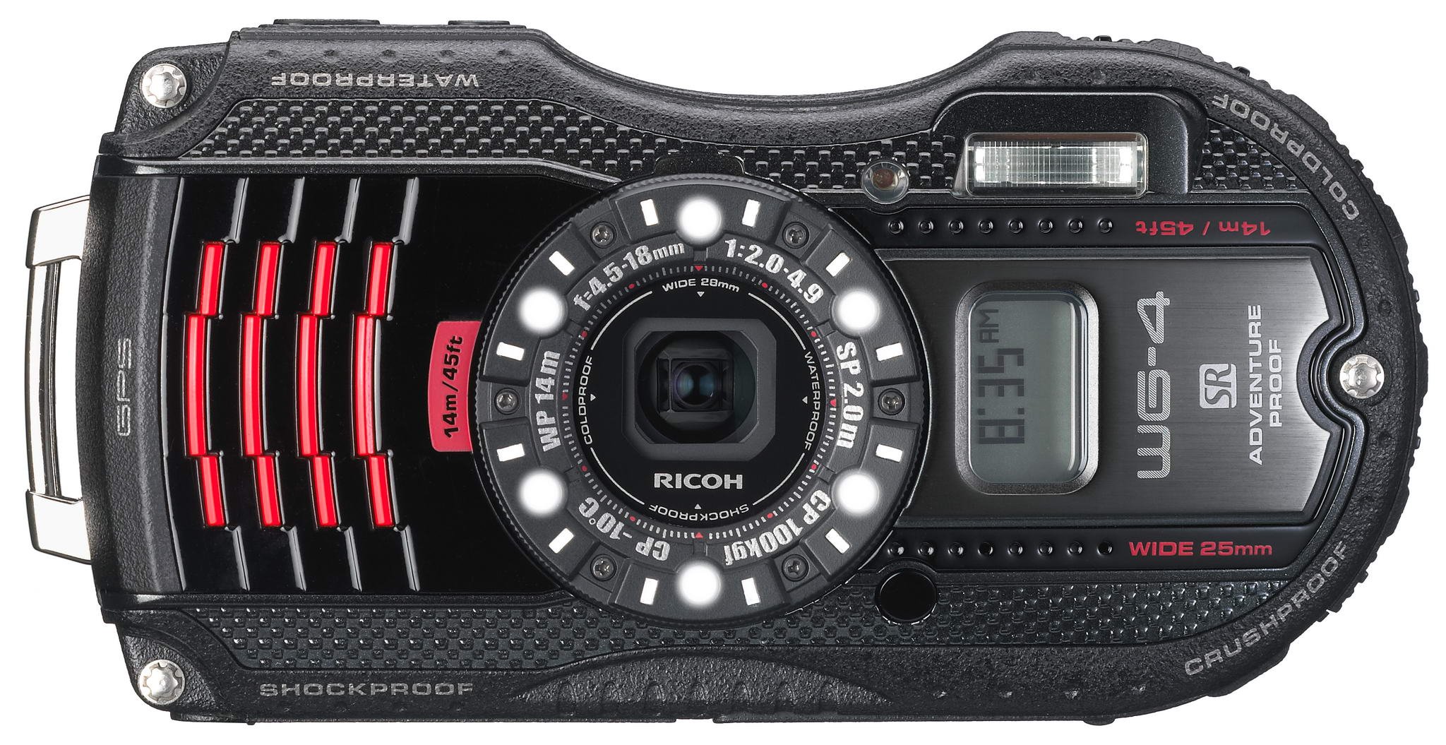 Amazon | RICOH 防水デジタルカメラ RICOH WG-4GPS ブラック 防水14m耐