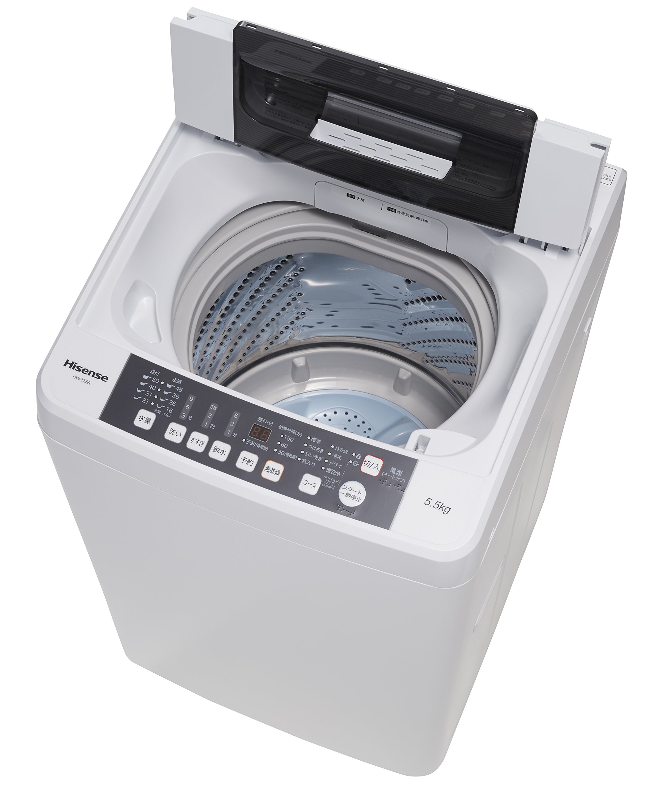 Amazon.co.jp: ハイセンス 全自動洗濯機 5.5kg HW-T55A : ホーム＆キッチン