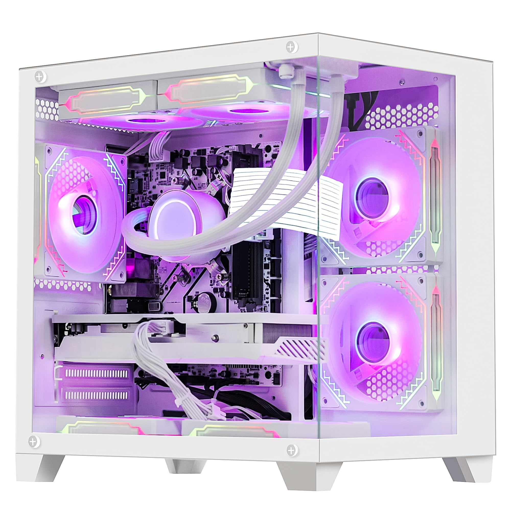 Amazon.com: HELLOLAND Gaming PC Desktop -AMD Ryzen 7 5700X 3.4 GHz