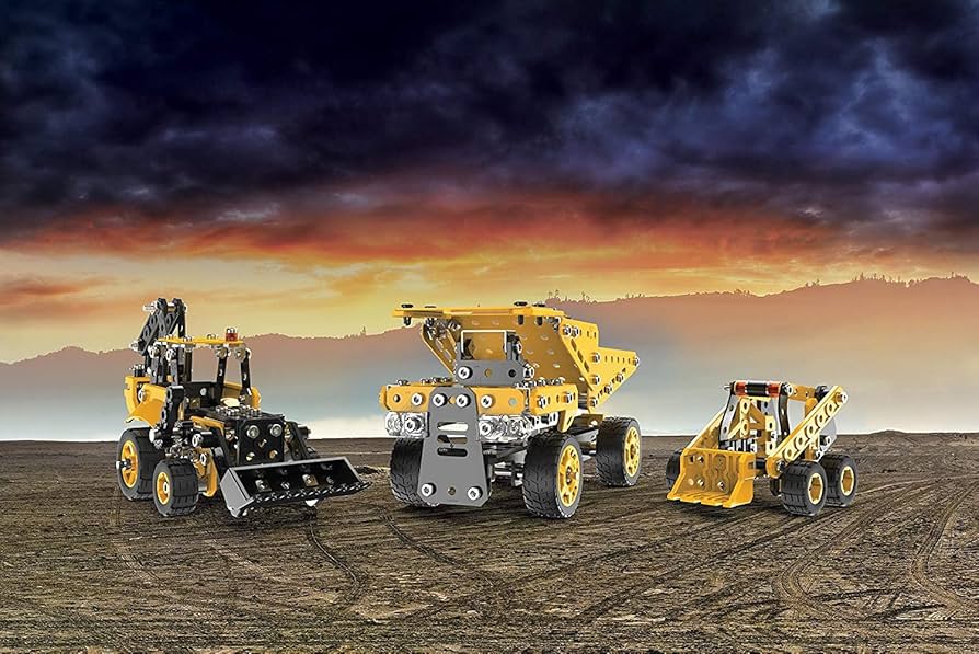 Amazon.co.jp: Erector by Meccano ブルドーザーモデル車両組み立て