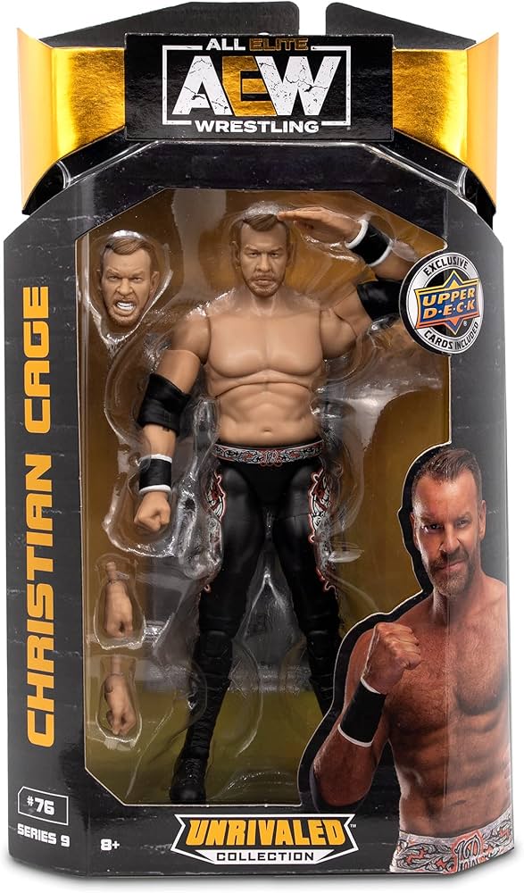 Amazon.co.jp: All Elite Wrestling - 6インチ クリスチャンケージ