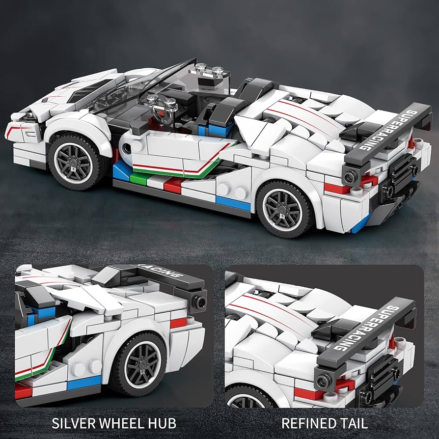 Reobrix 687 Lamborghini SVJ Building Blocks Set, 1:24 Scale Model