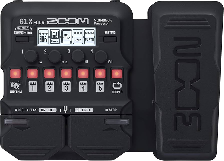 Amazon.com: Zoom G1X FOUR Guitar Multi-Effects Processor with