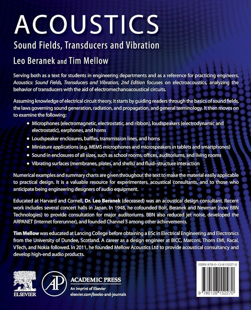 洋書 Acoustics Leo L.Beranek Acoustics: Beranek, Leo L