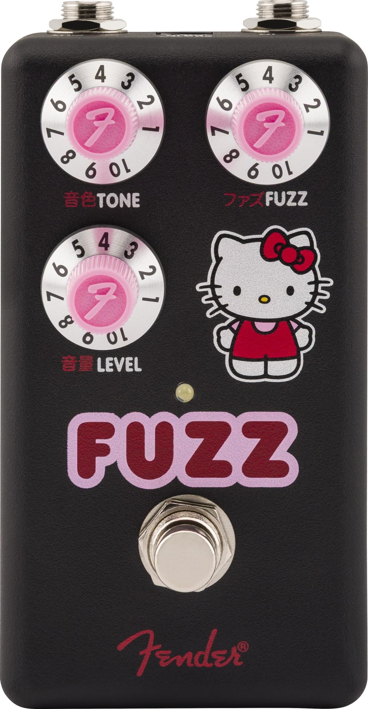Amazon | Fender/Fender x Hello Kitty Black Fuzz Pedal ファズ