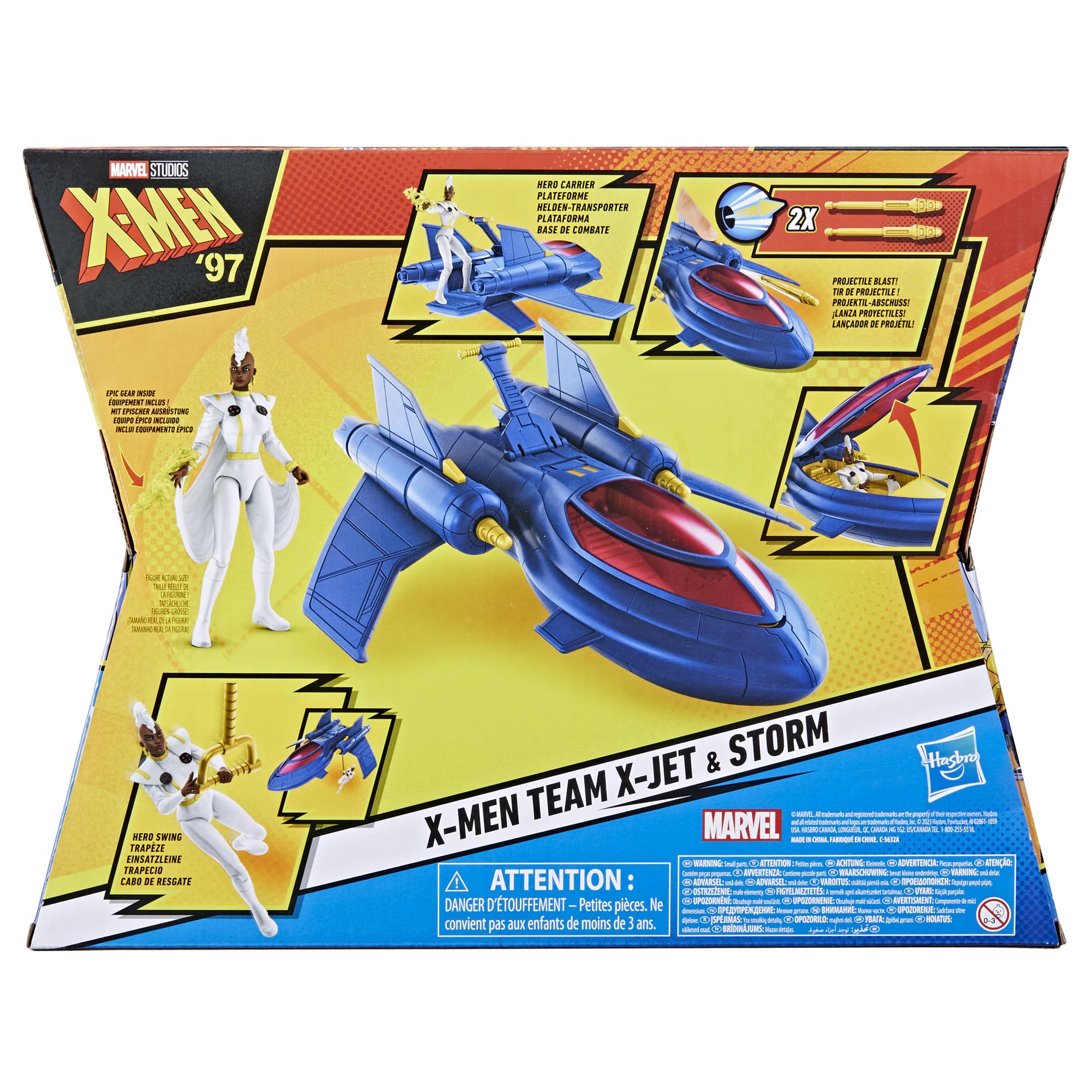 Amazon.co.jp: Marvel Studios X-Men '97 X-Men Team X-Jet & 4インチ
