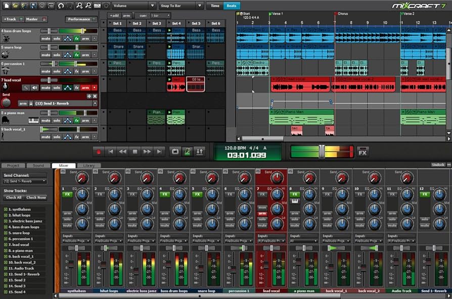 Amazon.co.jp: ACOUSTICA 動画編集機能付き音楽制作ソフト Mixcraft 7