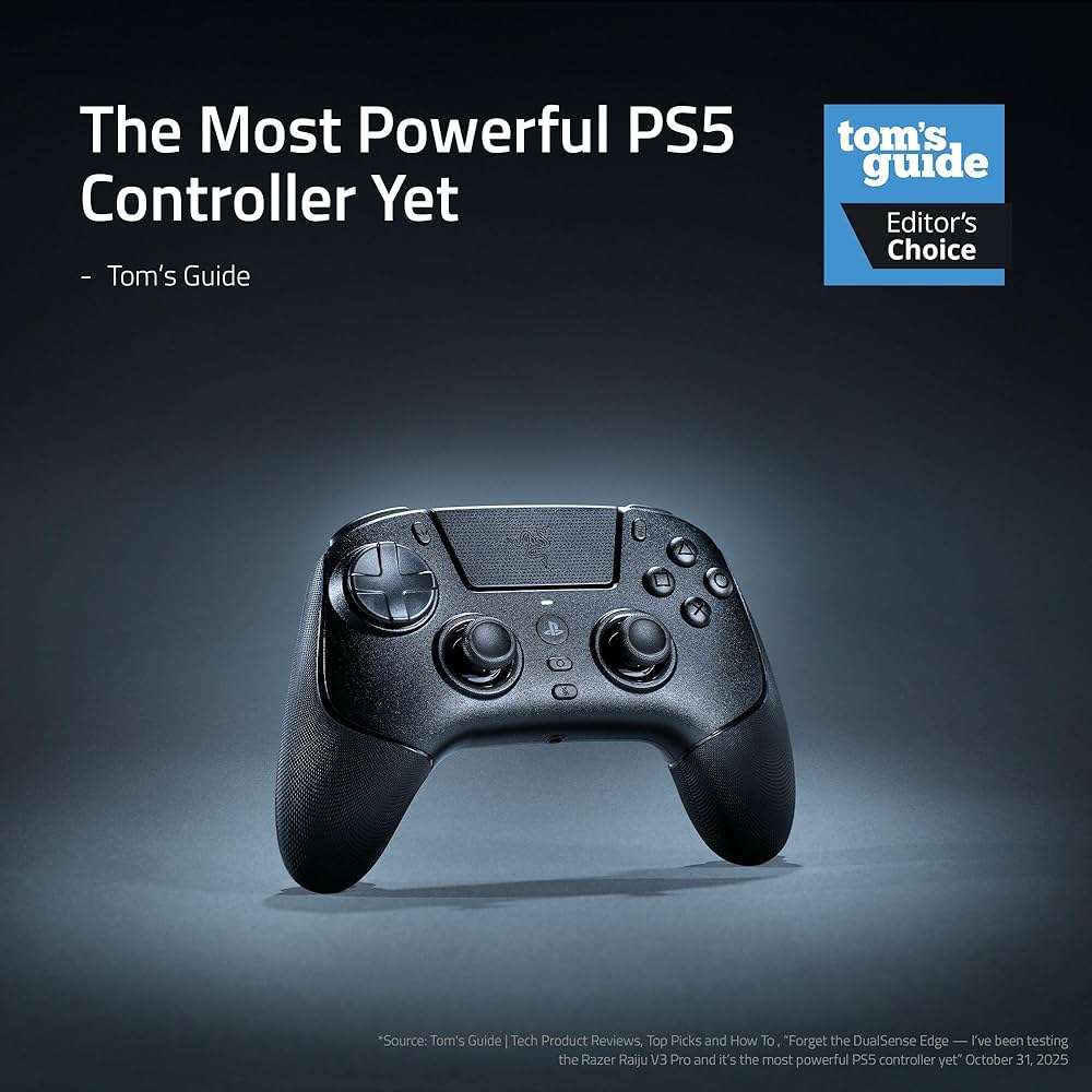 Amazon.com: Razer Raiju V3 Pro Wireless Controller: Officially